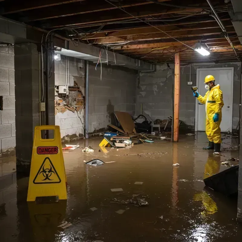 Flooded Basement Electrical Hazard in Boone County, KY Property