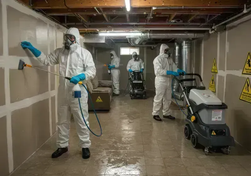 Basement Moisture Removal and Structural Drying process in Boone County, KY